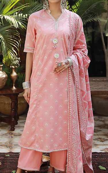 Kayseria Faded Pink Lawn Suit | Pakistani Lawn Suits- Image 1