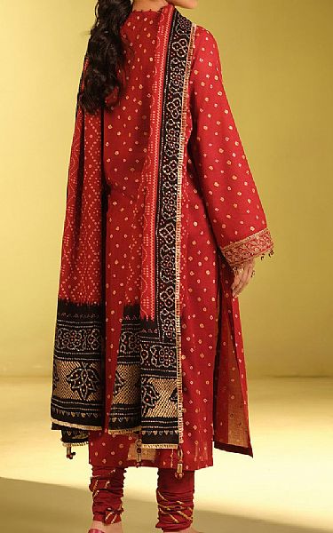 Kayseria Cornell Red Lawn Suit | Pakistani Lawn Dress in USA- Image 2