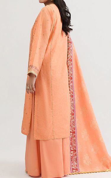 Kayseria Peach Lawn Suit | Pakistani Lawn Dress in USA- Image 2