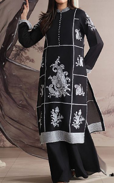 Kayseria Black Lawn Suit | Pakistani Lawn Dress in USA- Image 1