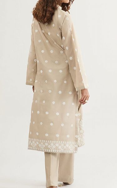 Kayseria Beige Lawn Suit (2 pcs) | Pakistani Lawn Dress in USA- Image 2