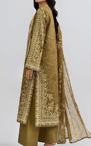 Kayseria Dirt Brown Lawn Suit | Pakistani Lawn Dress in USA- Image 2