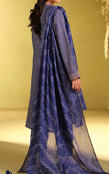 Kayseria Navy Blue Lawn Suit | Pakistani Lawn Dress in USA- Image 2