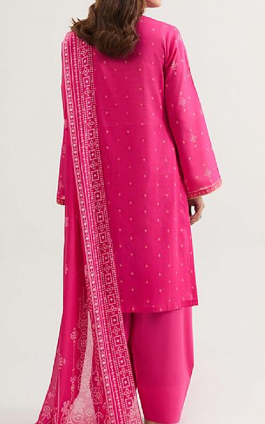 Kayseria Cerise Pink Lawn Suit | Pakistani Lawn Dress in USA- Image 2