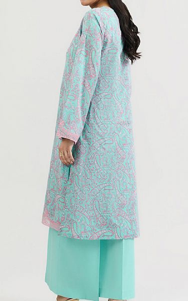 Kayseria Turquoise Lawn Suit (2 pcs) | Pakistani Lawn Dress in USA- Image 2