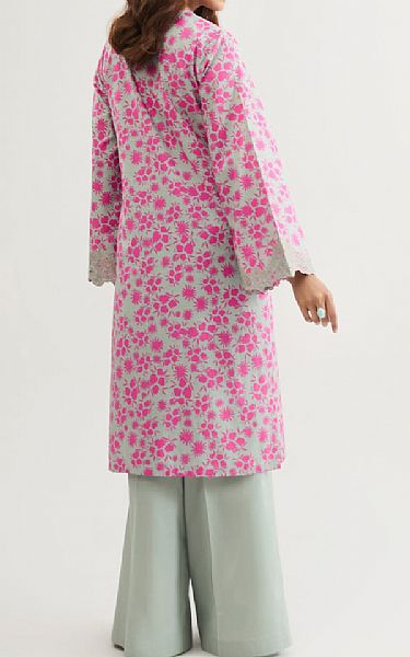Kayseria Grey/Pink Lawn Suit (2 pcs) | Pakistani Lawn Dress in USA- Image 2