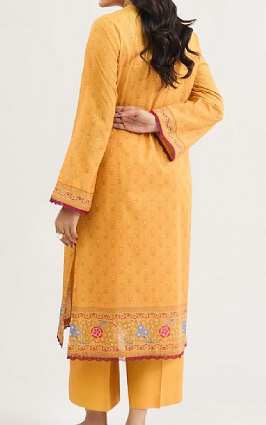 Kayseria Light Orange Lawn Suit (2 pcs) | Pakistani Lawn Dress in USA- Image 2