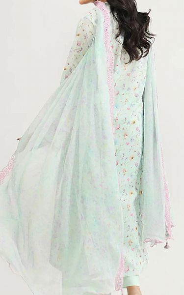 Kayseria Light Turquoise Lawn Suit | Pakistani Lawn Dress in USA- Image 2
