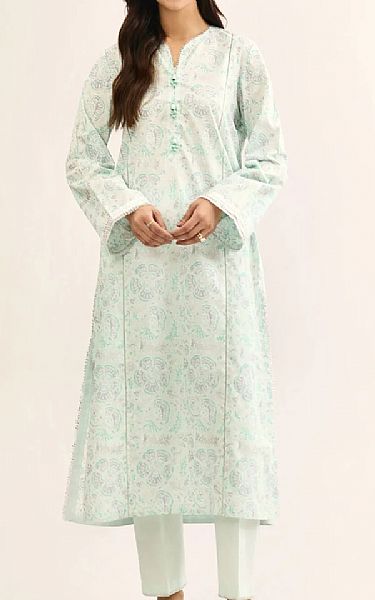 Kayseria Off-white Lawn Suit (2 pcs) | Pakistani Lawn Dress in USA- Image 1