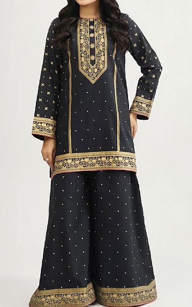 Kayseria Black Lawn Suit (2 pcs) | Pakistani Lawn Dress in USA- Image 1