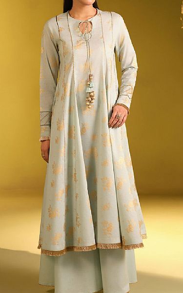 Kayseria Sage Green Lawn Suit (2 pcs) | Pakistani Lawn Dress in USA- Image 1