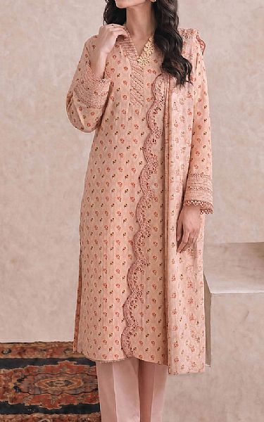 Kayseria Peach Lawn Suit | Pakistani Lawn Dress in USA- Image 1
