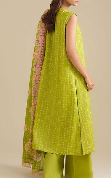 Kayseria Neon Green Lawn Suit | Pakistani Lawn Dress in USA- Image 2