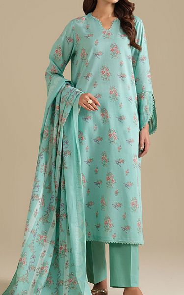 Kayseria Sea Green Lawn Suit | Pakistani Lawn Dress in USA- Image 1