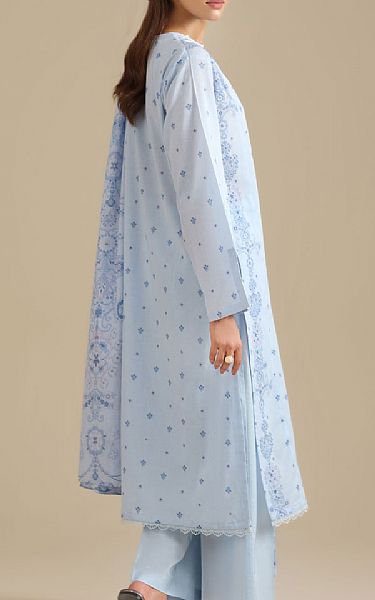 Kayseria Ice Blue Lawn Suit | Pakistani Lawn Dress in USA- Image 2