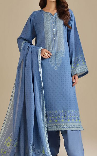 Kayseria Blue Lawn Suit | Pakistani Lawn Dress in USA- Image 1