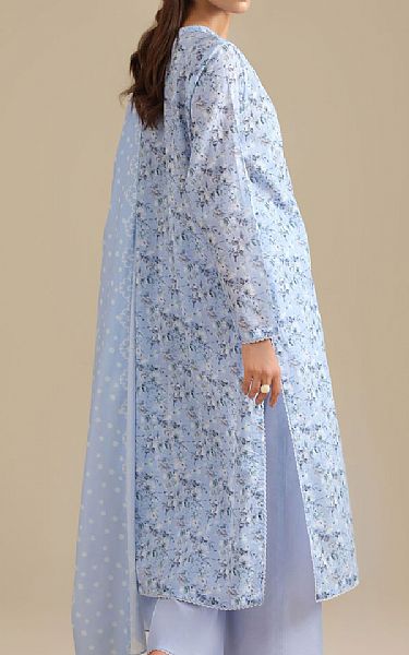 Kayseria Cornflower Blue Lawn Suit | Pakistani Lawn Dress in USA- Image 2