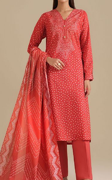 Kayseria Red Lawn Suit | Pakistani Lawn Dress in USA- Image 1