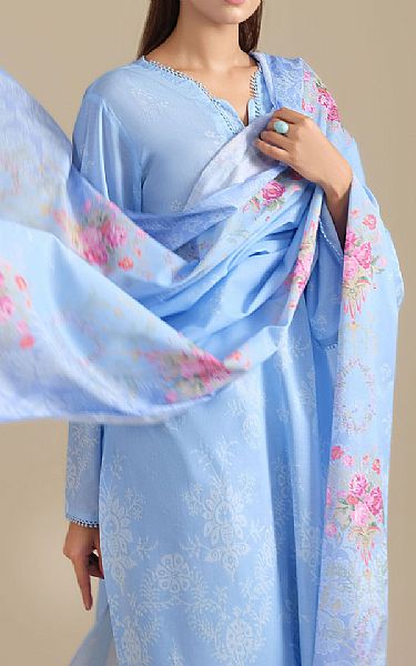 Kayseria Baby Blue Lawn Suit | Pakistani Lawn Dress in USA- Image 2
