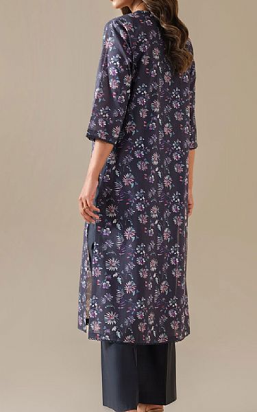 Kayseria Navy Blue Lawn Suit (2 pcs) | Pakistani Lawn Dress in USA- Image 2