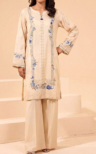 Kayseria Ivory Lawn Suit (2 pcs) | Pakistani Lawn Dress in USA- Image 1