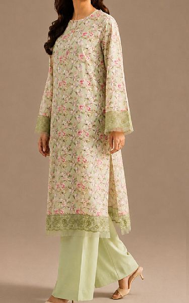 Kayseria Light Green Lawn Suit (2 pcs) | Pakistani Lawn Dress in USA- Image 1