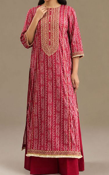 Kayseria Crimson Lawn Suit (2 pcs) | Pakistani Lawn Dress in USA- Image 1