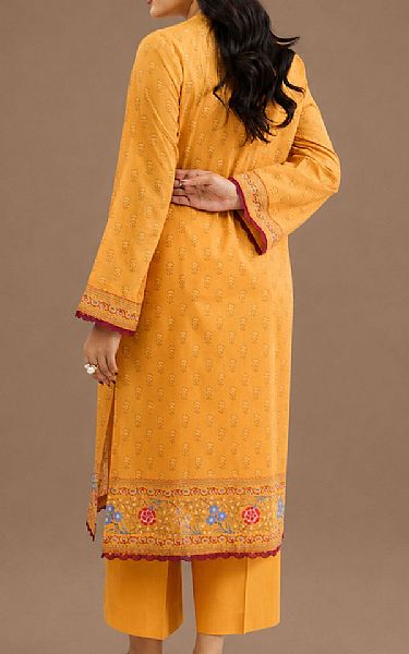 Kayseria Mustard Lawn Suit (2 pcs) | Pakistani Lawn Dress in USA- Image 2