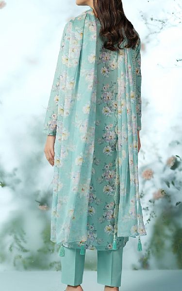 Kayseria Pale Aqua Lawn Suit | Pakistani Lawn Dress in USA- Image 2