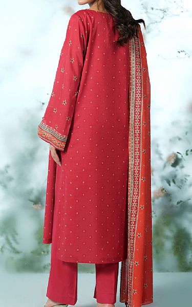 Kayseria Faded Red Lawn Suit | Pakistani Lawn Dress in USA- Image 2