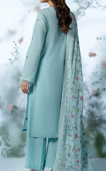 Kayseria Sky Blue Lawn Suit | Pakistani Lawn Dress in USA- Image 2