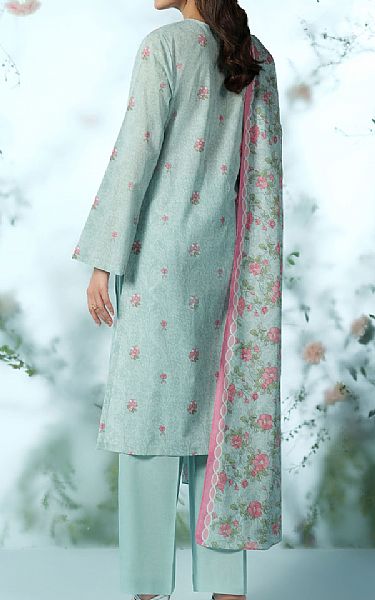 Kayseria Pale Aqua Lawn Suit | Pakistani Lawn Dress in USA- Image 2