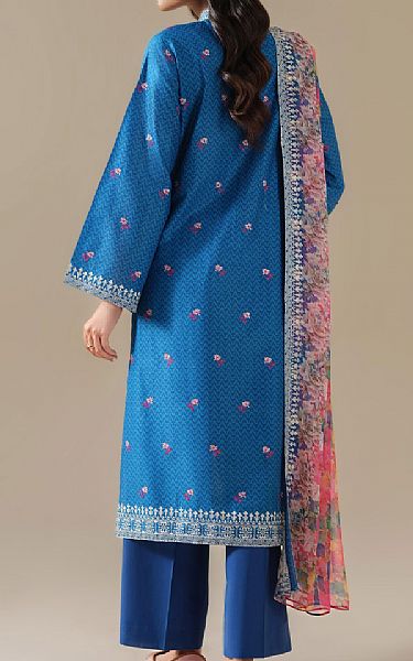 Kayseria Blue Lawn Suit | Pakistani Lawn Dress in USA- Image 2