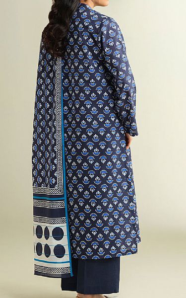 Kayseria Navy Blue Lawn Suit | Pakistani Lawn Dress in USA- Image 2