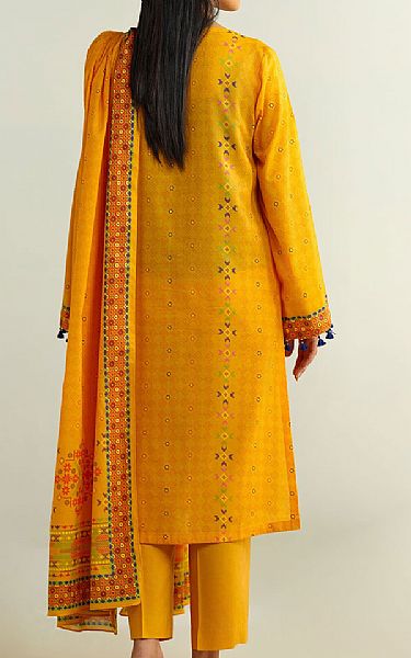Kayseria Mustard Lawn Suit | Pakistani Lawn Dress in USA- Image 2