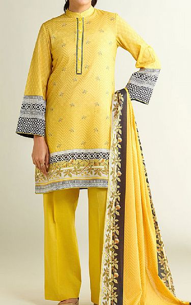 Kayseria Yellow Lawn Suit | Pakistani Lawn Dress in USA- Image 1