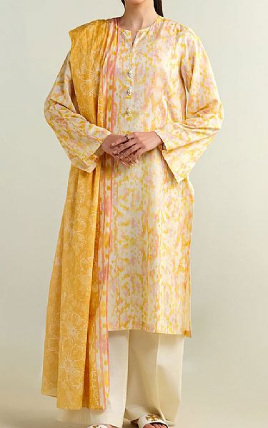 Kayseria Ivory Lawn Suit | Pakistani Lawn Dress in USA- Image 1
