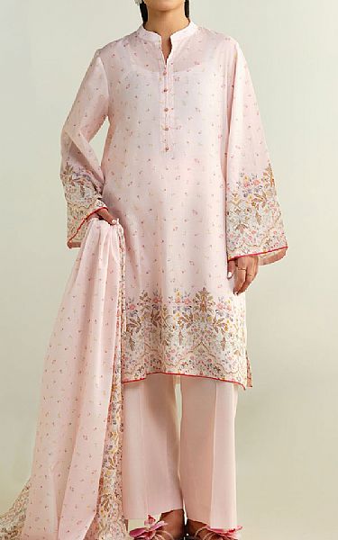 Kayseria Baby Pink Lawn Suit | Pakistani Lawn Dress in USA- Image 1