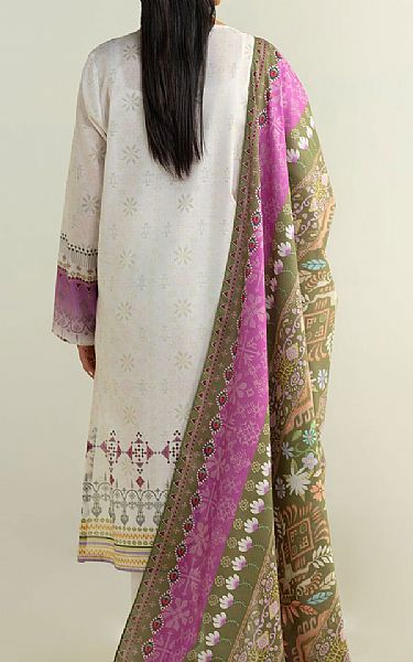 Kayseria Off-white Lawn Suit | Pakistani Lawn Dress in USA- Image 2
