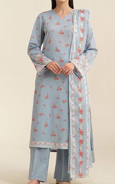 Kayseria Slate Grey Lawn Suit | Pakistani Lawn Dress in USA- Image 1