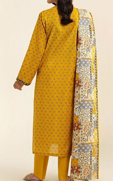 Kayseria Mustard Lawn Suit | Pakistani Lawn Dress in USA- Image 2