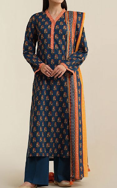 Kayseria Blue Lawn Suit | Pakistani Lawn Dress in USA- Image 1