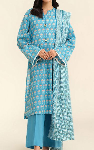 Kayseria Baby Blue Lawn Suit | Pakistani Lawn Dress in USA- Image 1