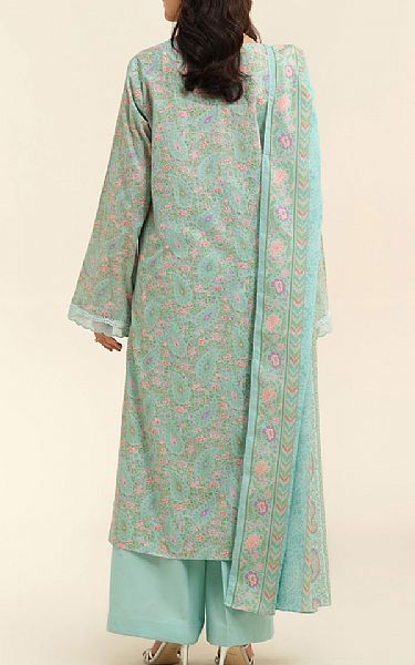 Kayseria Light Turquoise Lawn Suit | Pakistani Lawn Dress in USA- Image 2