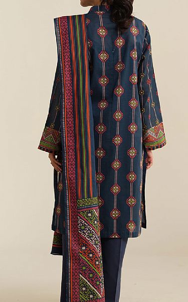 Kayseria Dark Blue Lawn Suit | Pakistani Lawn Dress in USA- Image 2