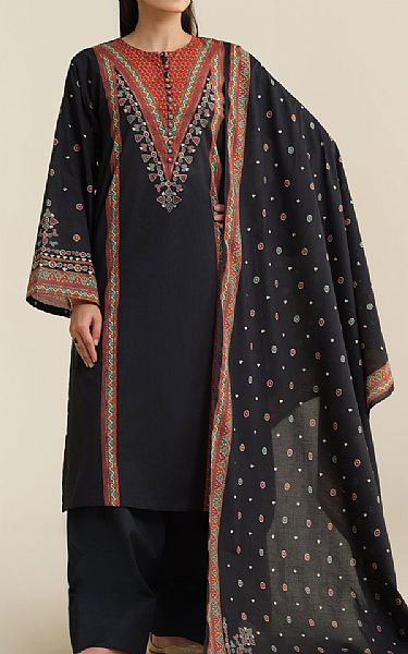 Kayseria Black Lawn Suit | Pakistani Lawn Dress in USA- Image 1