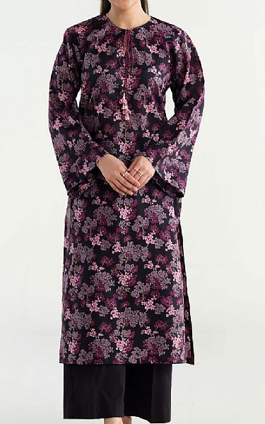 Kayseria Black Lawn Suit (2 Pcs) | Pakistani Lawn Dress in USA- Image 1
