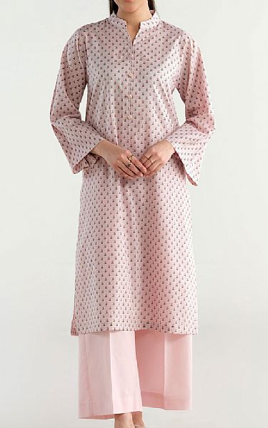 Kayseria Oyster Pink Lawn Suit (2 Pcs) | Pakistani Lawn Dress in USA- Image 1