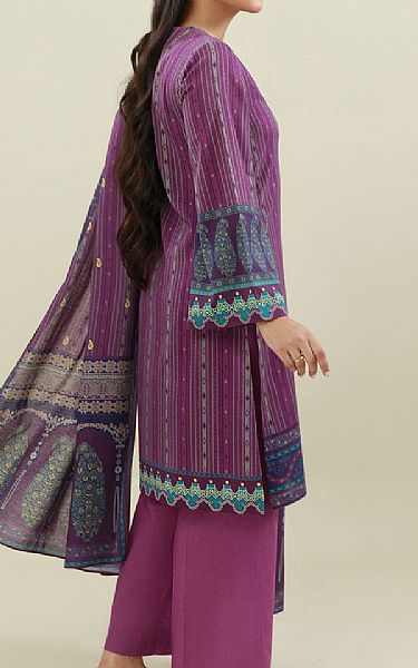 Kayseria Plum Khaddar Suit | Pakistani Winter Dresses in USA- Image 2