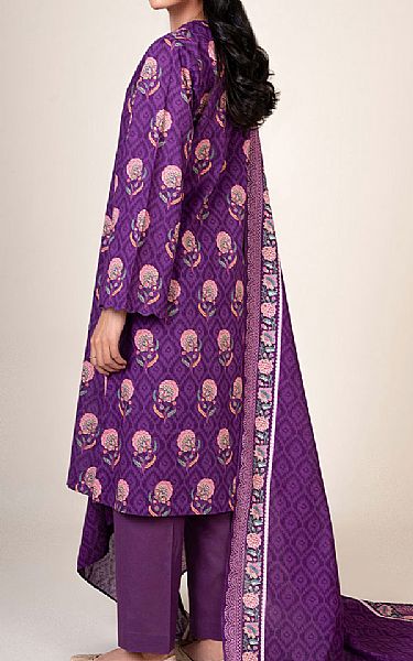 Kayseria Purple Khaddar Suit | Pakistani Winter Dresses in USA- Image 2